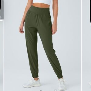 Olive Green Women's Jogger Pants